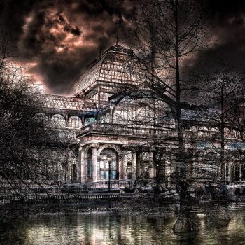 Atardecer en el Palacio de Cristal