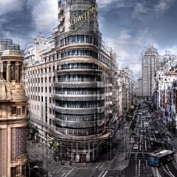 Gran Vía desde un quinto