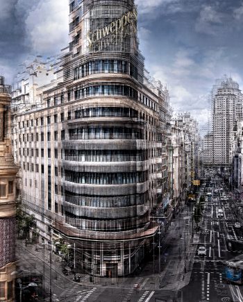 Gran Vía desde un quinto