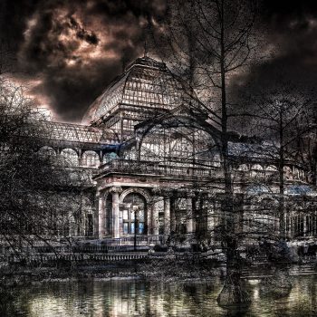 Atardecer en el Palacio de Cristal